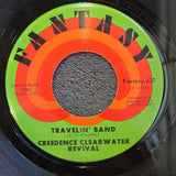 CCR TRAVELIN BAND WHOLL STOP THE RAIN PS 7"