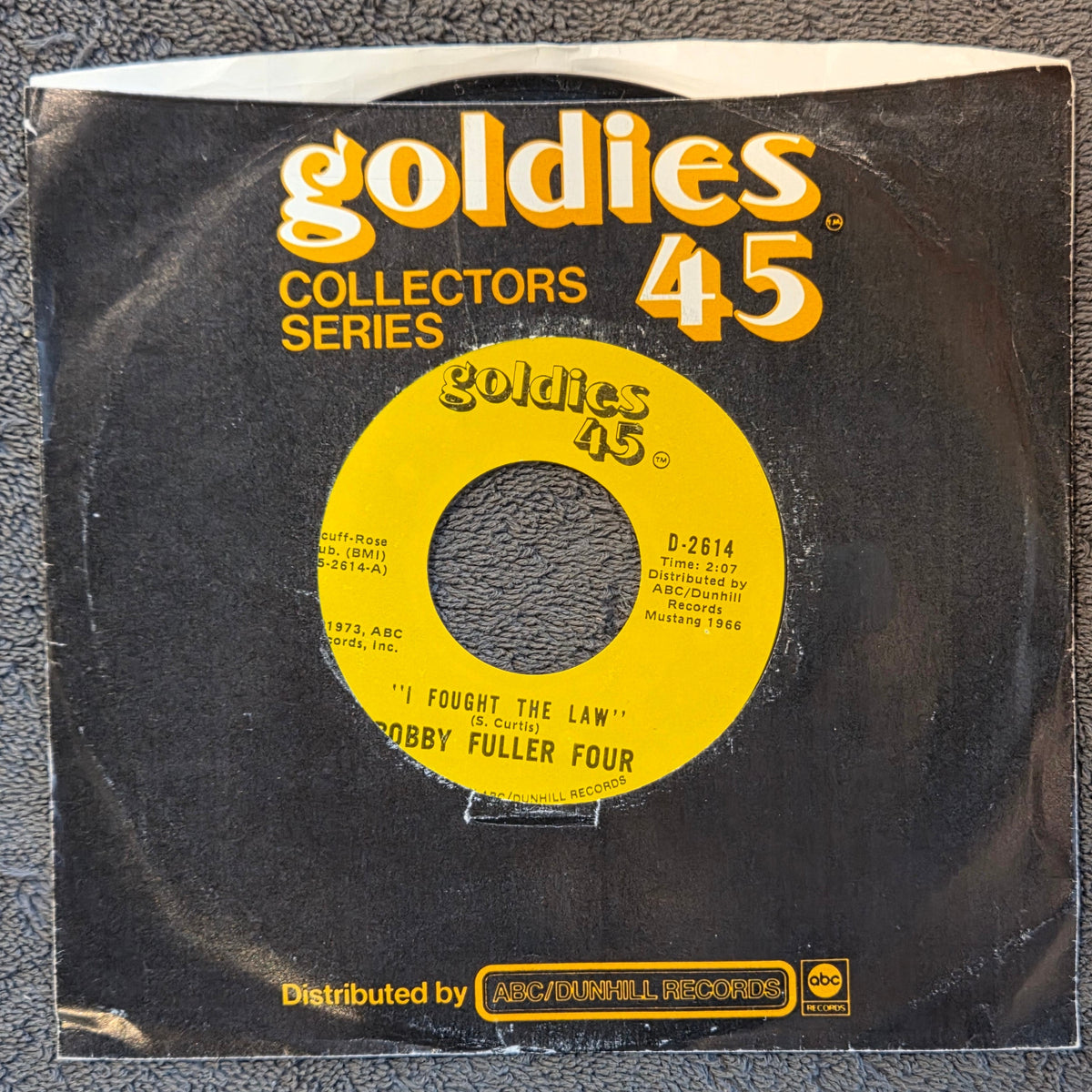 BOBBY FULLER FOUR I FOUGHT THE LAW 7" RE
