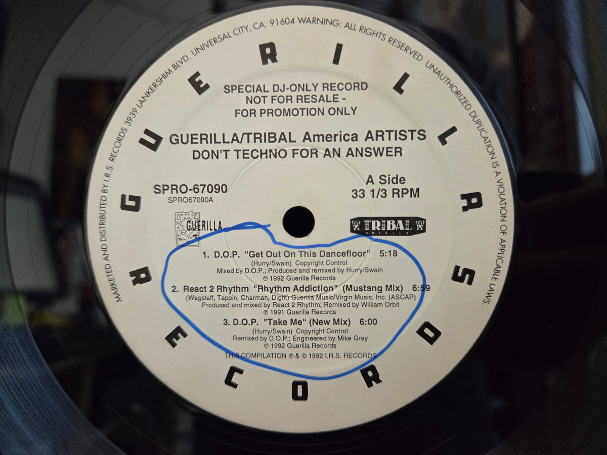 DONT TECHNO FOR AN ANSWER V/A 12"
