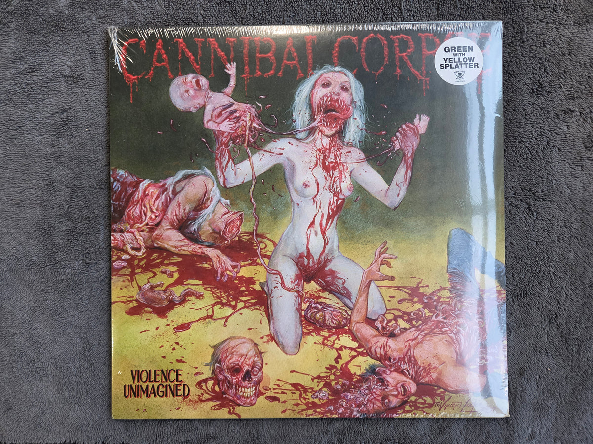 CANNIBAL CORPSE VIOLENCE UNIMAGINED NEW SEALED GREEN YELLOW SPLATTER VINYL