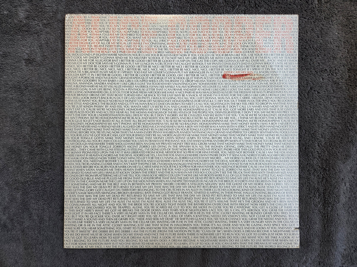 ALICE COOPER ZIPPER CATCHES SKIN