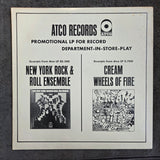 CREAM NEW YORK ROCK ENSEMBLE ATCO RECORDS IN STORE PLAY PROMO WLP ERIC CLAPTON