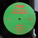 ELVIS COSTELLO GREEN SHIRT UK IMP