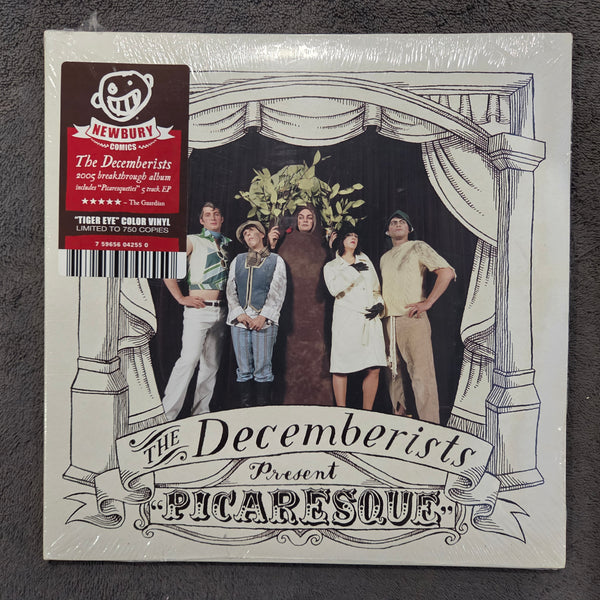 DECEMBERISTS PICARESQUE LIM ED TIGER EYE VINYL NEW SEALED NEWBURY