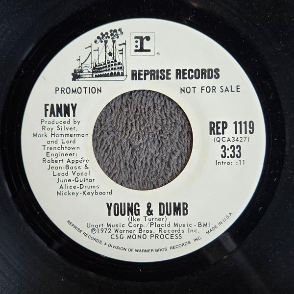 FANNY YOUNG & DUMB WLP 7"