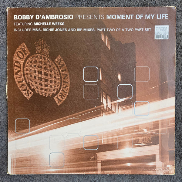 BOBBY D'AMBROSIO MOMENT OF MY LIFE UK IMP 12"