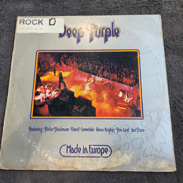 DEEP PURPLE MADE IN EUROPE