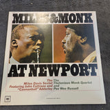 MILES DAVIS & MONK AT NEWPORT MONO 180G NUMB RSD