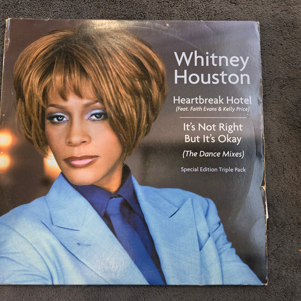 WHITNEY HOUSTON HEARTBREAK HOTEL DANCE MIXES 12"