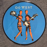 GO WEST WE CLOSE OUR EYES PIC DISC UK IMP 7"