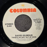 DAVID GILMOUR THERES NO WAY OUT OF HERE WLP 7"