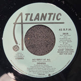 GENESIS NO REPLY AT ALL PROMO 7"