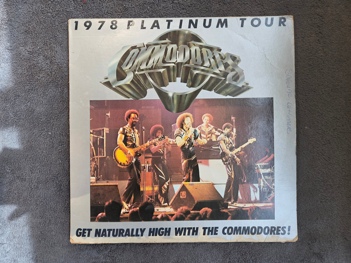 COMMODORES 1978 PLATINUM TOUR PROMO SILVER