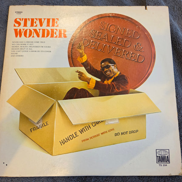 STEVIE WONDER SIGNED SEALED & DELIVERED