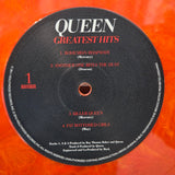QUEEN GREATEST HITS RED ORANGE SWIRL