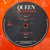 QUEEN GREATEST HITS RED ORANGE SWIRL