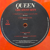 QUEEN GREATEST HITS RED ORANGE SWIRL