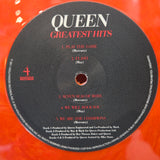 QUEEN GREATEST HITS RED ORANGE SWIRL