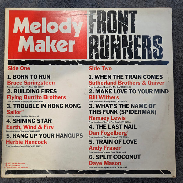 MELODY MAKER FRONT RUNNERS V/A UK IMP