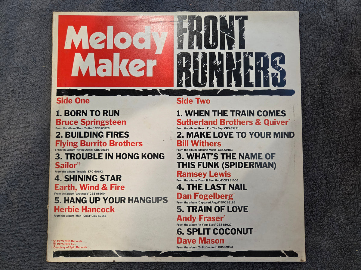 MELODY MAKER FRONT RUNNERS V/A UK IMP
