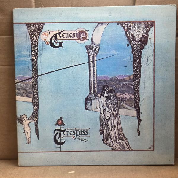 GENESIS TRESPASS SCROLL LABEL UK IMP