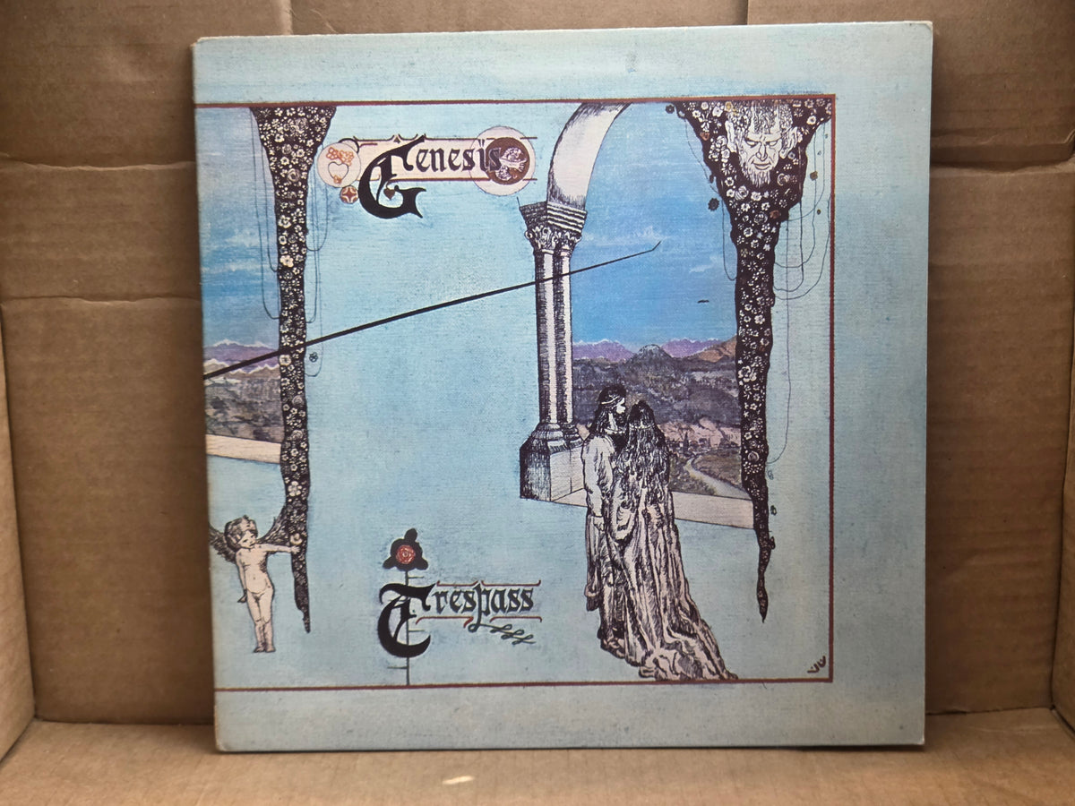 GENESIS TRESPASS SCROLL LABEL UK IMP