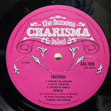 GENESIS TRESPASS SCROLL LABEL UK IMP