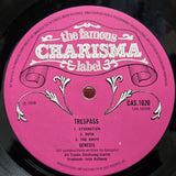 GENESIS TRESPASS SCROLL LABEL UK IMP