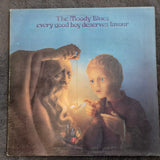 MOODY BLUES EVERY GOOD BOY DESERVES FAVOUR 1P TEXT UK IMP