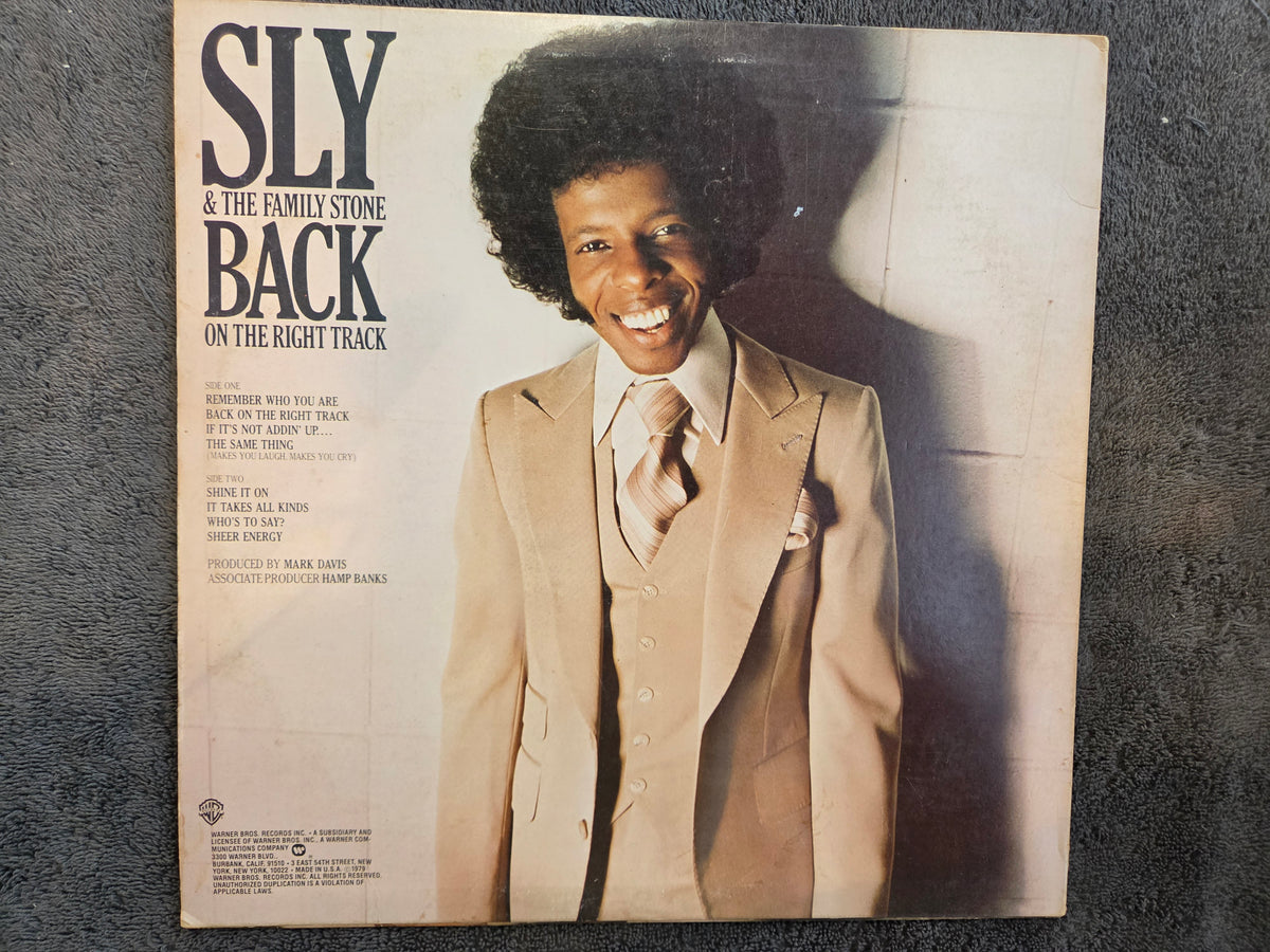 SLY AND THE FAMILY STONE BACK ON THE RIGHT TRACK