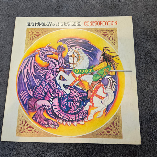 BOB MARLEY CONFRONTATION TAN LABEL UK IMP