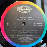 LILLO THOMAS LET ME BE YOURS