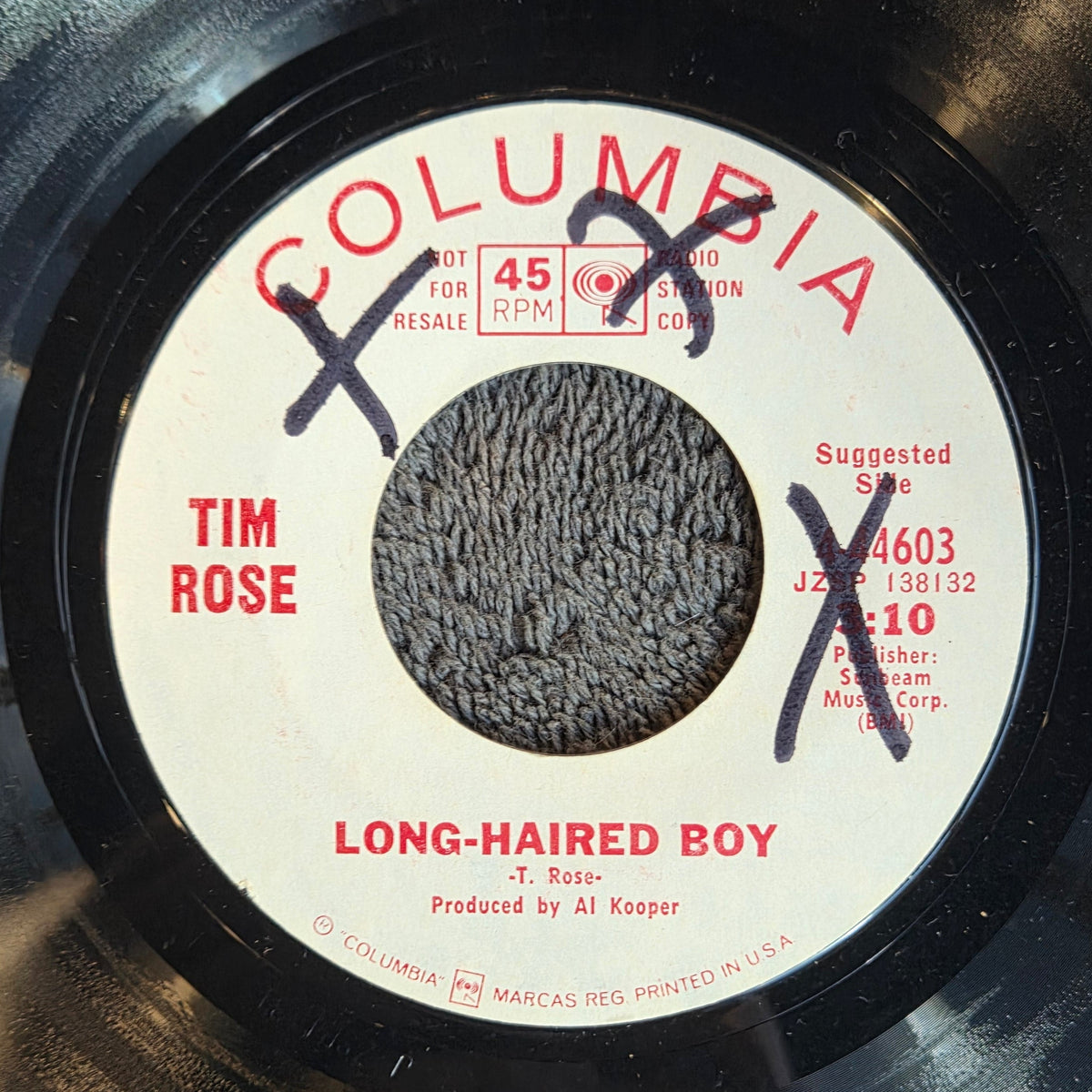 TIM ROSE LONG HAIRED BOY WLP 7"