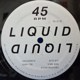 LIQUID LIQUID S/T 1P BLACK WHITE LABEL