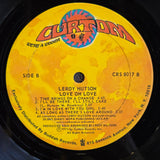 LEROY HUTSON LOVE OH LOVE FIRST PRESSING
