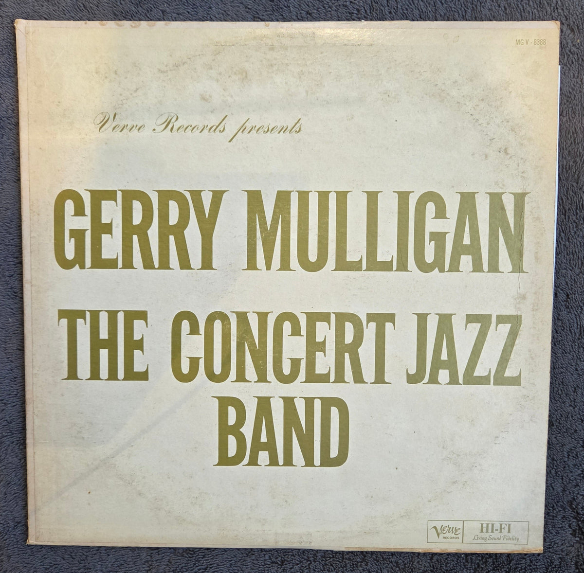GERRY MULLIGAN THE CONCERT JAZZ BAND MONO VERVE