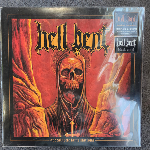 HELL BENT APOCALYPTIC LAMENTATIONS LIM BLACK VINYL