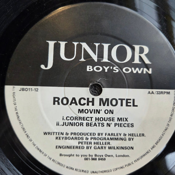 ROACH MOTEL MOVIN ON UK IMP 12"