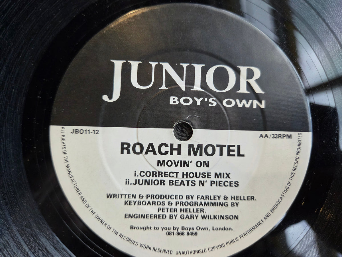 ROACH MOTEL MOVIN ON UK IMP 12"