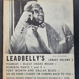 LEADBELLY LEGACY VOLUME 3 10"