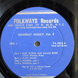 LEADBELLY LEGACY VOLUME 3 10"