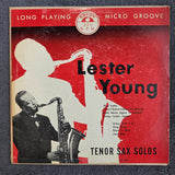 LESTER YOUNG TENOR SAX SOLOS 10"