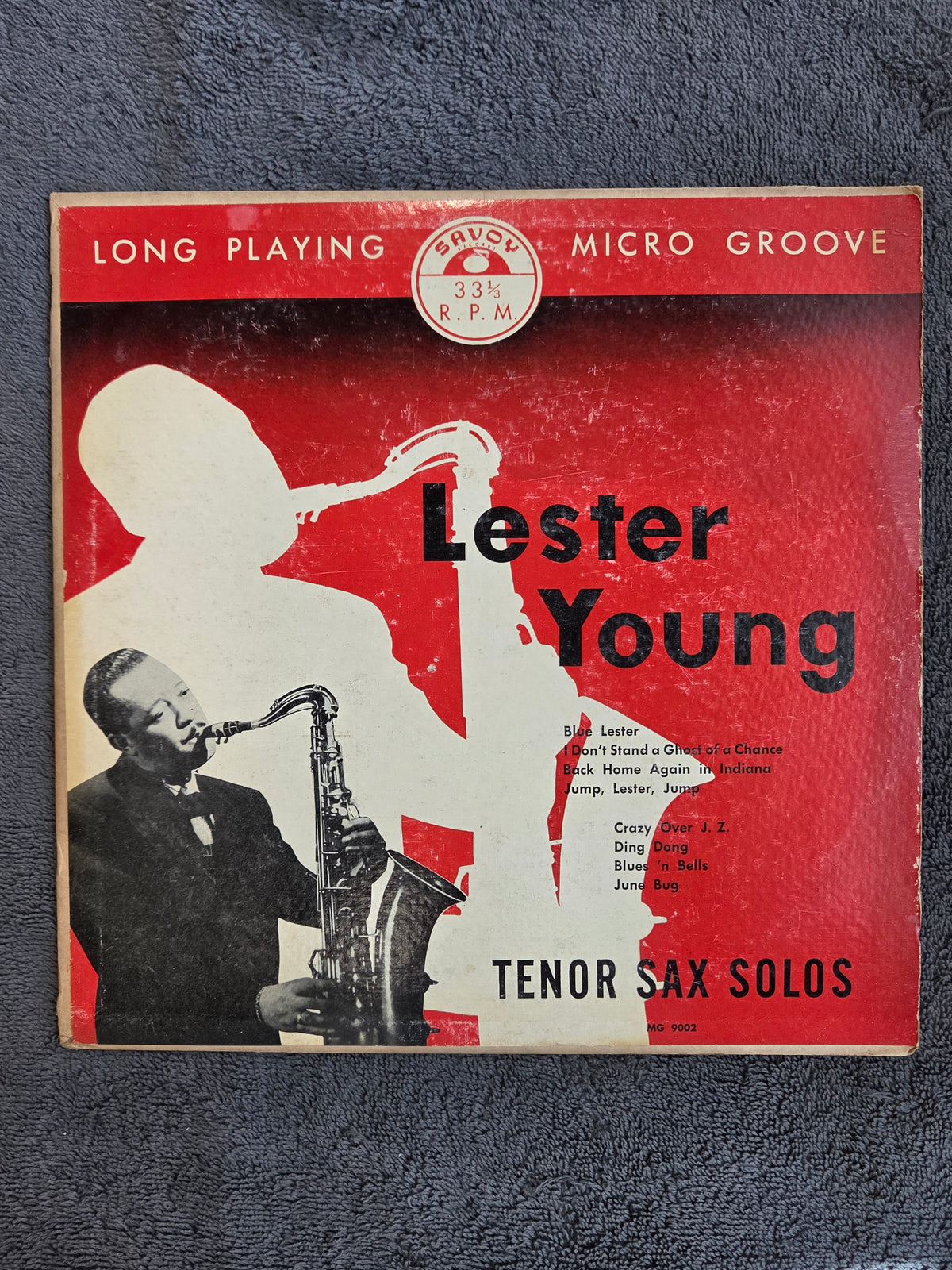 LESTER YOUNG TENOR SAX SOLOS 10"