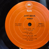 JEFF BECK WIRED 1P ORANGE LABEL