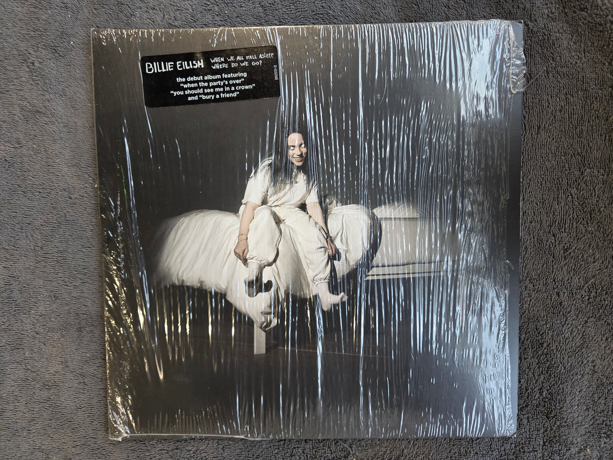 BILLIE EILISH WHEN WE ALL FALL ASLEEP WHERE DO WE GO PALE YELLOW
