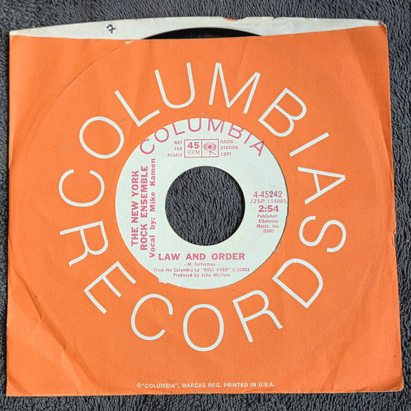 NEW YORK ROCK ENSEMBLE LAW AND ORDER WLP 7"