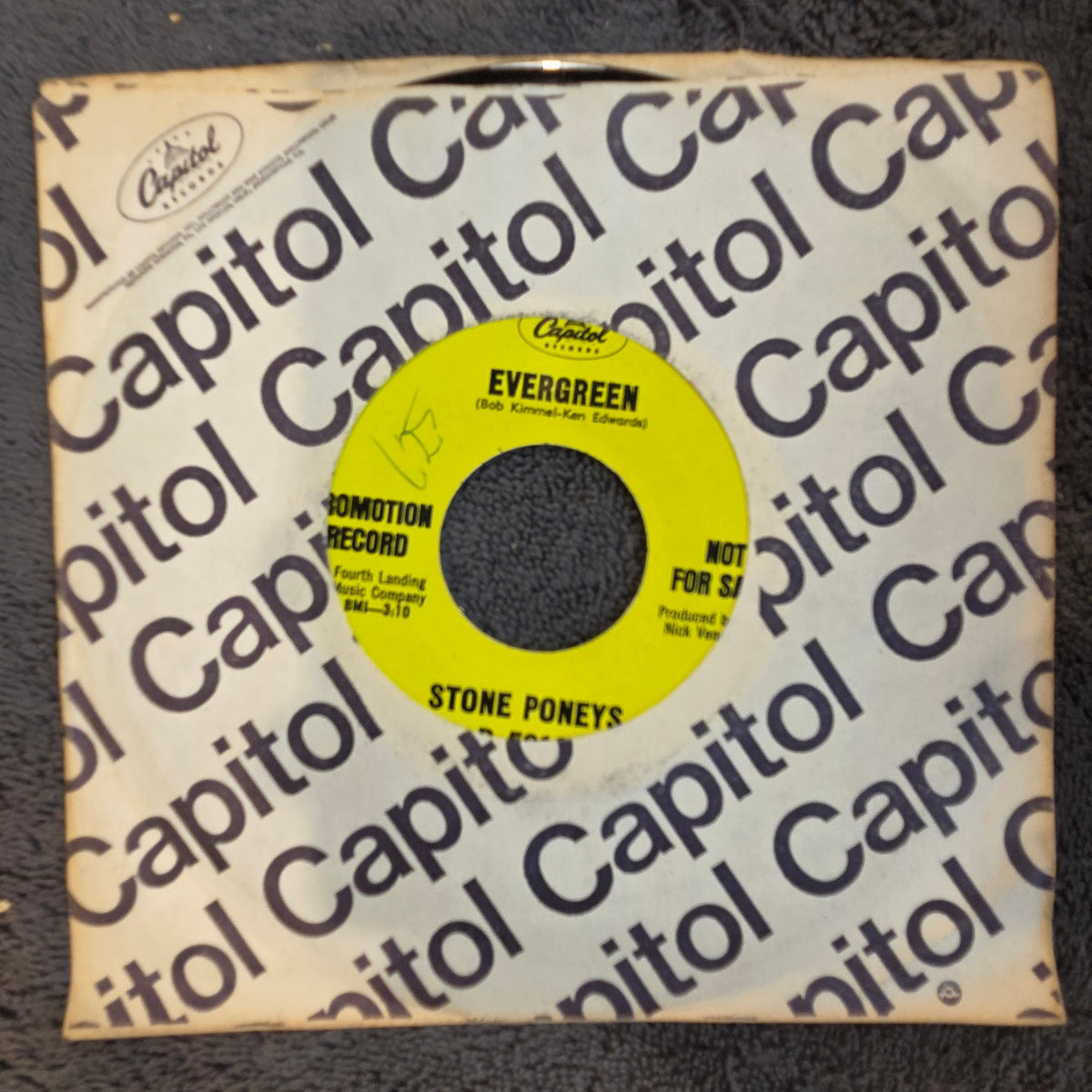 LINDA RONSTADT EVERGREEN PROMO 7"