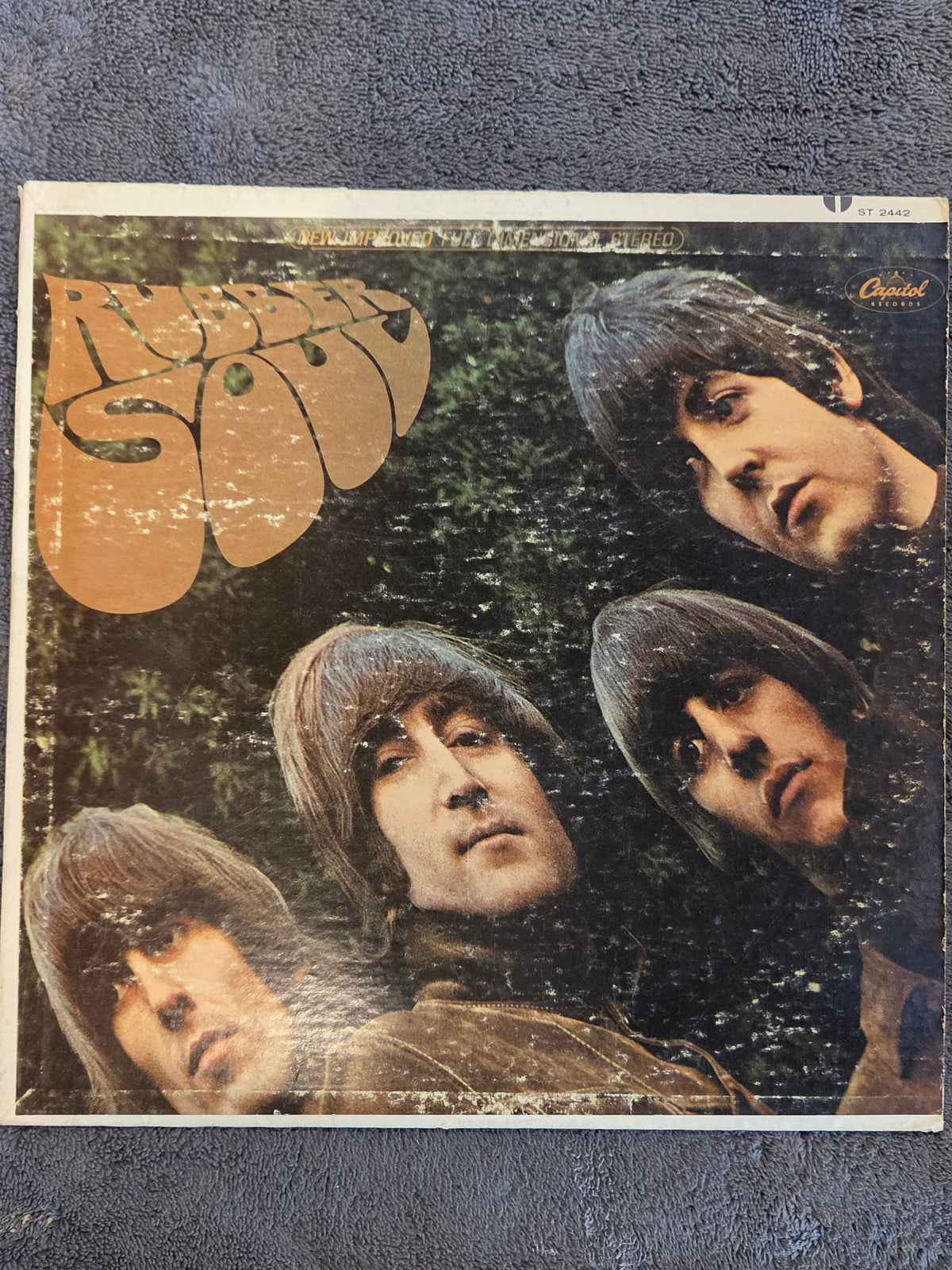 BEATLES RUBBER SOUL GREEN LABEL 1969