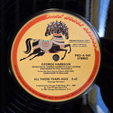 GEORGE HARRISON ALL THOSE YEARS AGO PROMO 12"