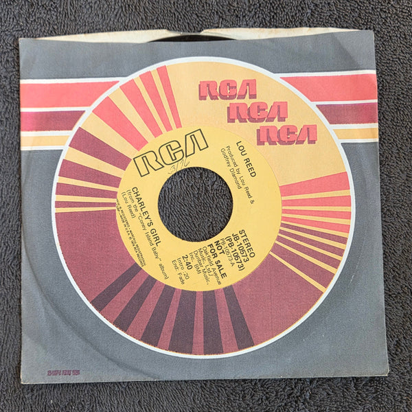 LOU REED CHARLEYS GIRL PROMO 7"